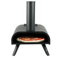 Horno de pizza portátil de leña y pellets de 13" (33 cm) con piedra y termómetro | iBiggoo