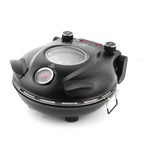 Horno de pizza portátil eléctrico de 12 pulgadas (32 cm) 1200 W hasta 420 °C | iBiggoo